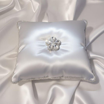 Crown Display Box – Silver Keepsake Case with Satin pad Lining (Personalised)