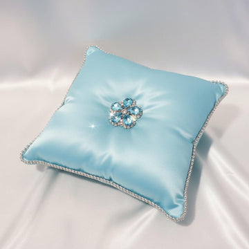Crown box pageant keepsake pillow Ring bearer cushions crown box cushion jewellery display satin pillow diamante cushion pad